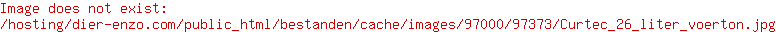 CurTec Voerton met Schroefdeksel Rood/Wit 26 ltr