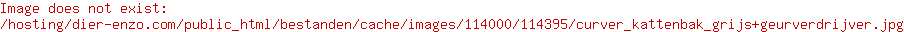Curver kattenbak grijs