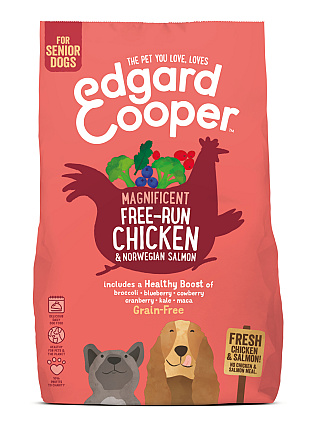 Edgard & Cooper hondenvoer Senior kip en zalm 700 gr