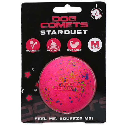 Dog Comets Ball Stardust Roze