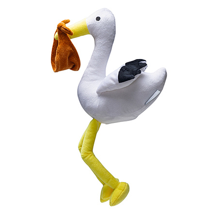 Beeztees Puppy Heartbeat Ooievaar<br> 40 x 24 x 10 cm