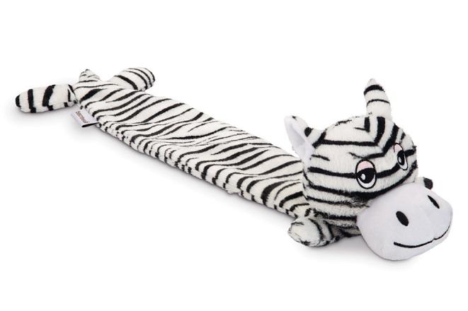 Beeztees hondenspeelgoed Zebra Dux zwart/wit