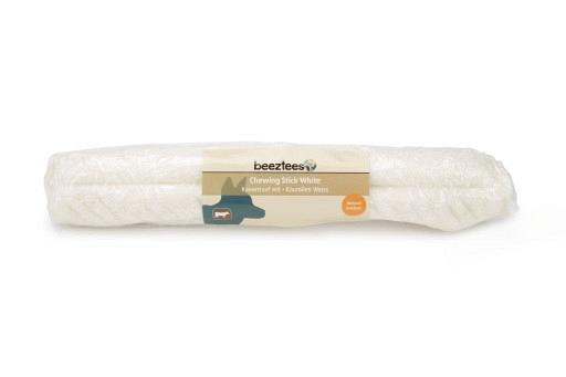 Beeztees rawhide staaf wit 25 cm
